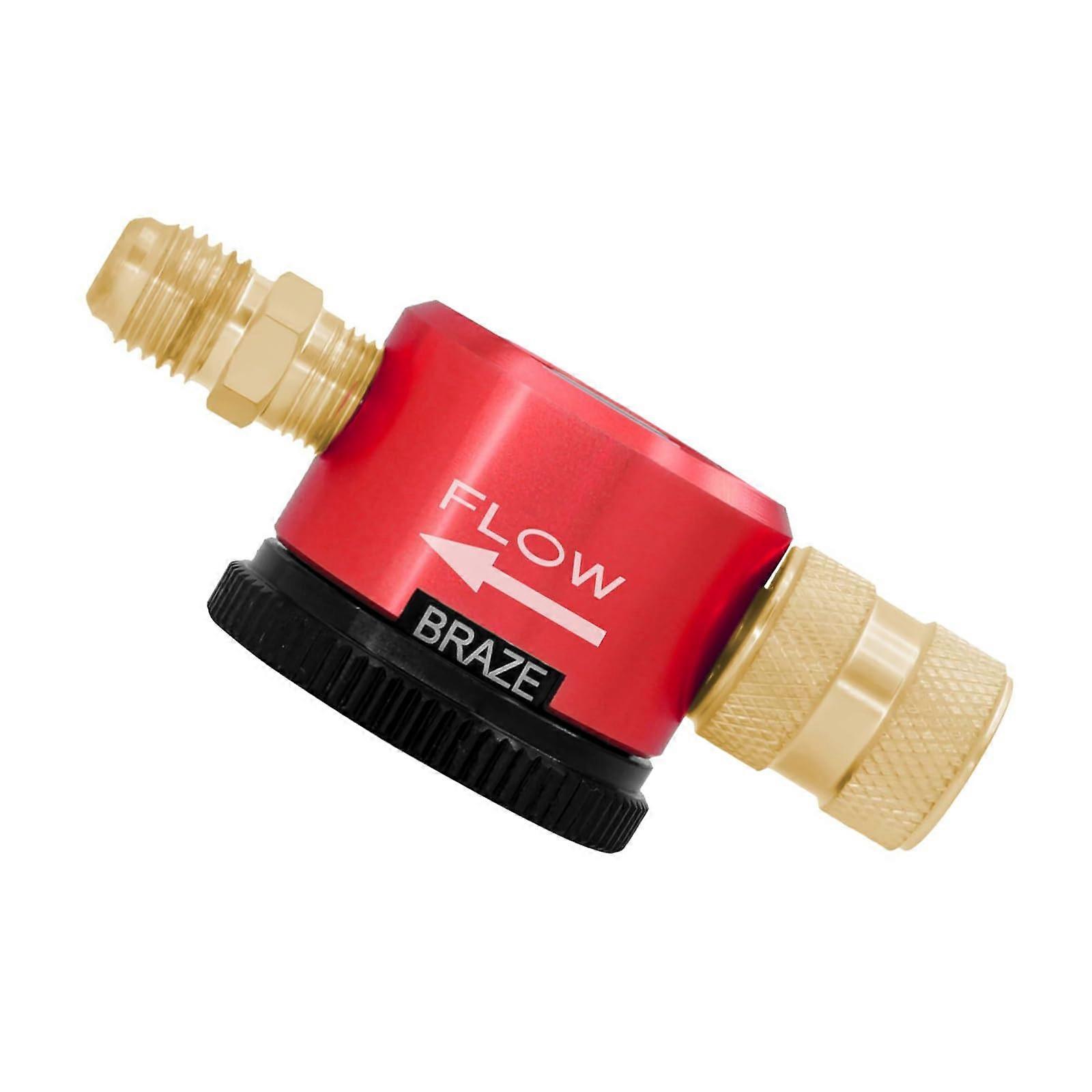 HVAC Pressure Regulator Brass Pipe Fitting with Rapid G1/4 Connector ThreeMode Flow Control Tool