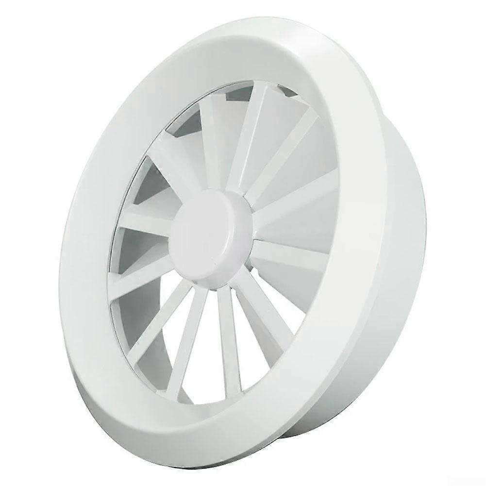 200mm ABS Round Air Vent Cover with Adjustable Airflow Control for Central HVAC Systems