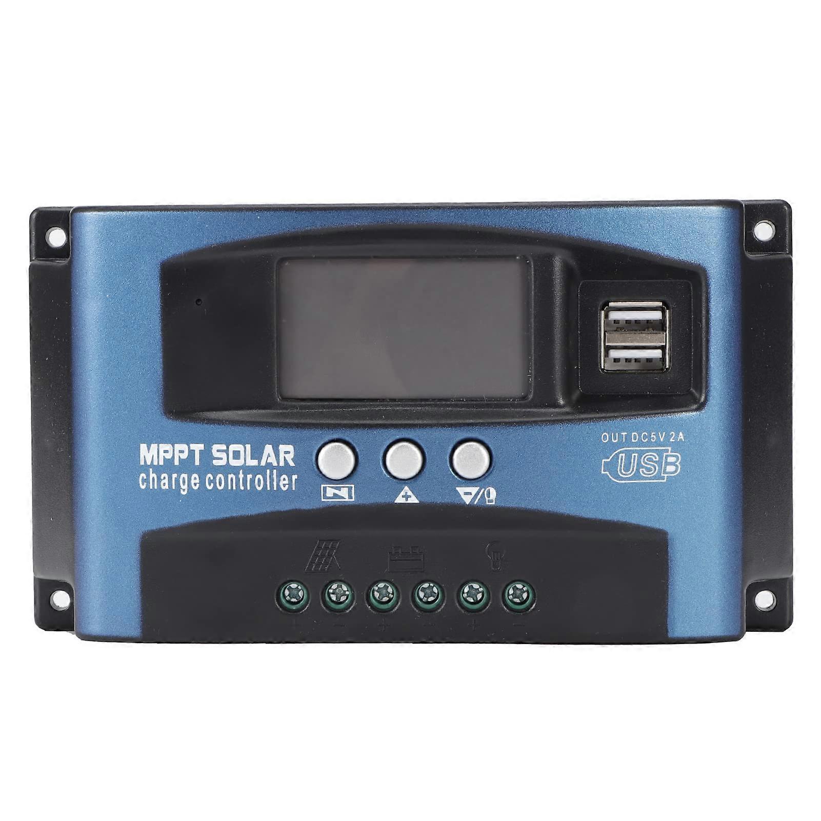 30A MPPT Solar Charge Controller 12V 24V with Precise Tracking and Battery Protection for Off Grid Systems
