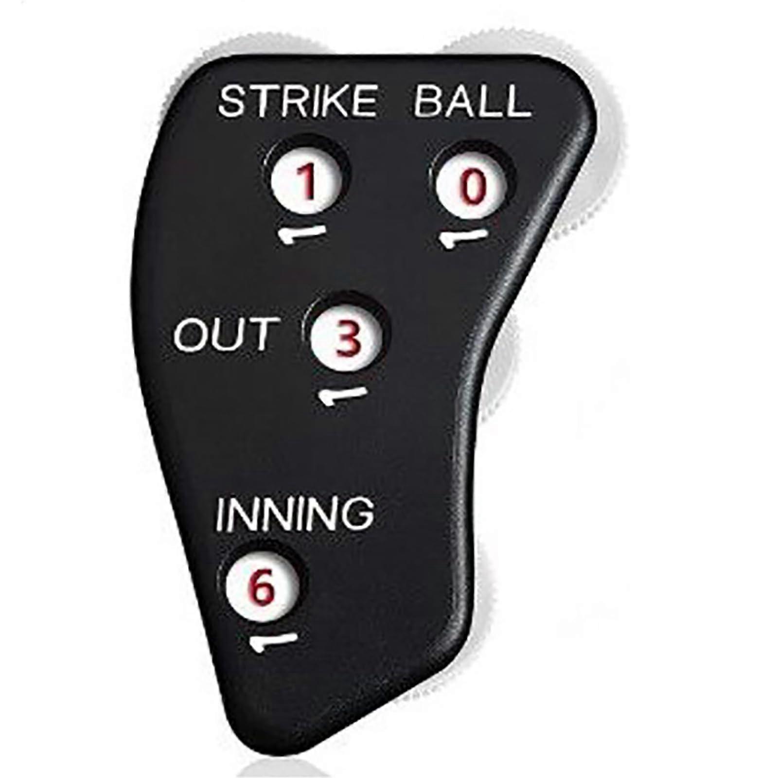 Baseball Softball Umpire Indicator 4 Wheel Counter with FourData Display and Nonslip Grip