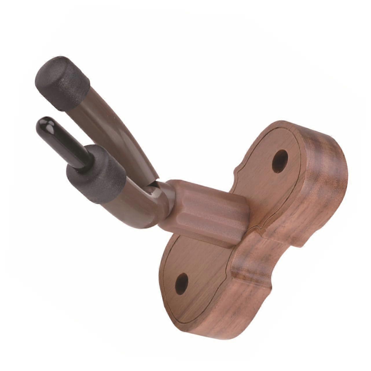Violin Wall Mount Wooden Hanger with Protective Grip for Secure Storage and Elegant Display