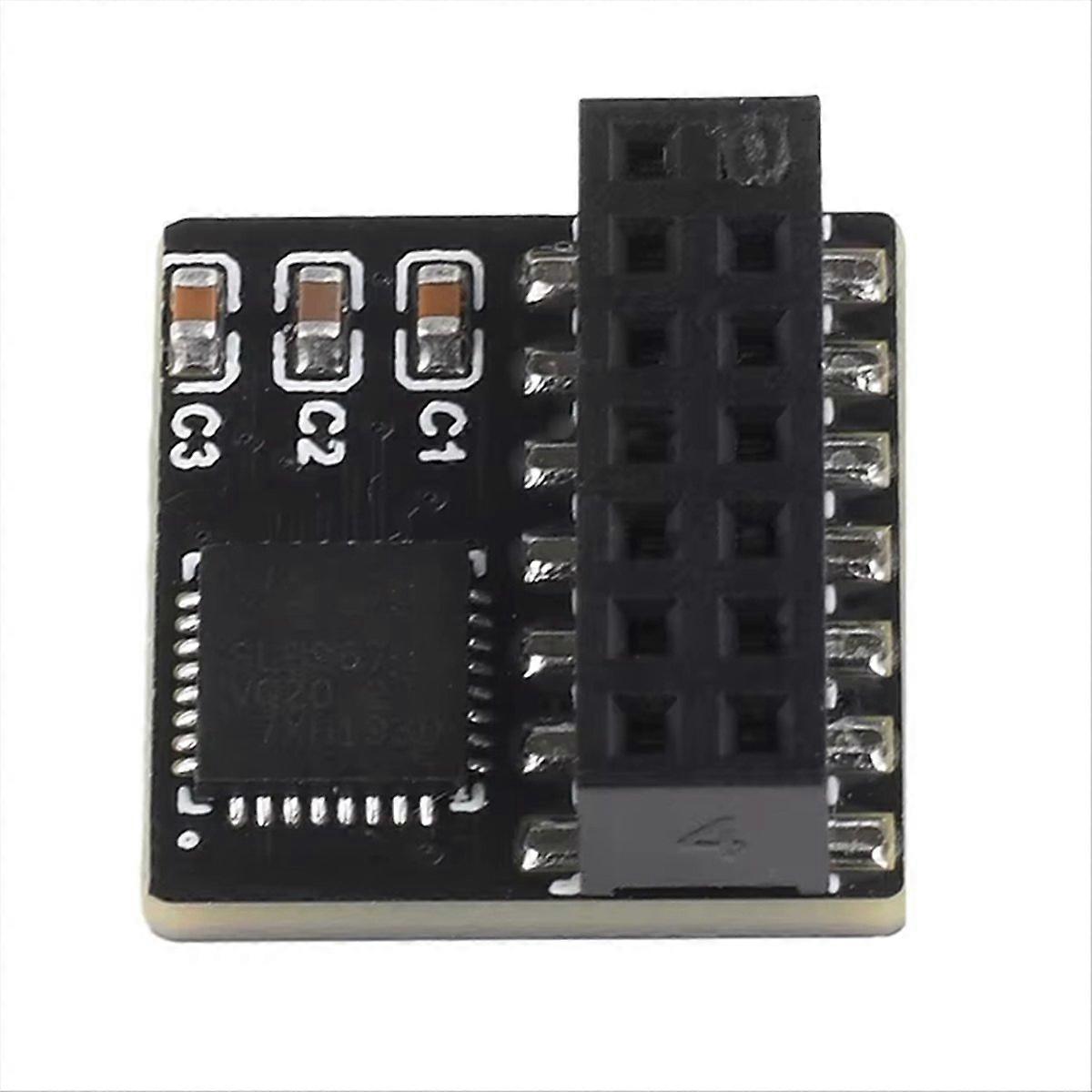 TPM 2.0 SPI Parallel Encryption Safety Module 14 Pin SPI Remote Card Board Encryption Security Board