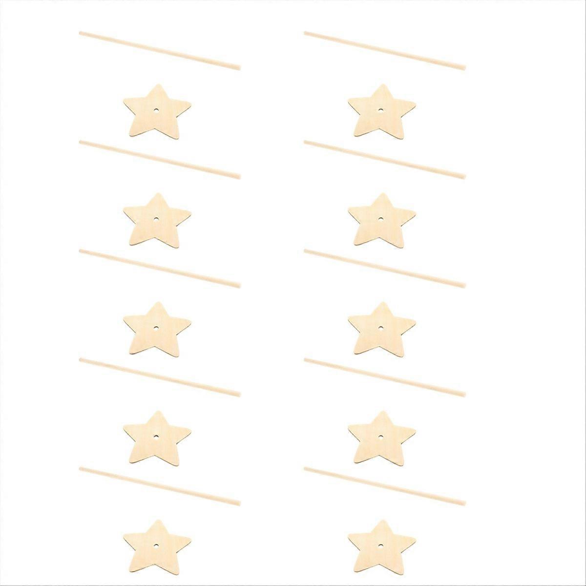 Support mural, décoration de table, pentagramme + bâtonnet d'insertion