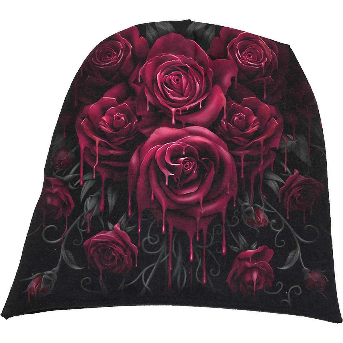 Spiral - BLOOD ROSE - Light Cotton Beanies Black