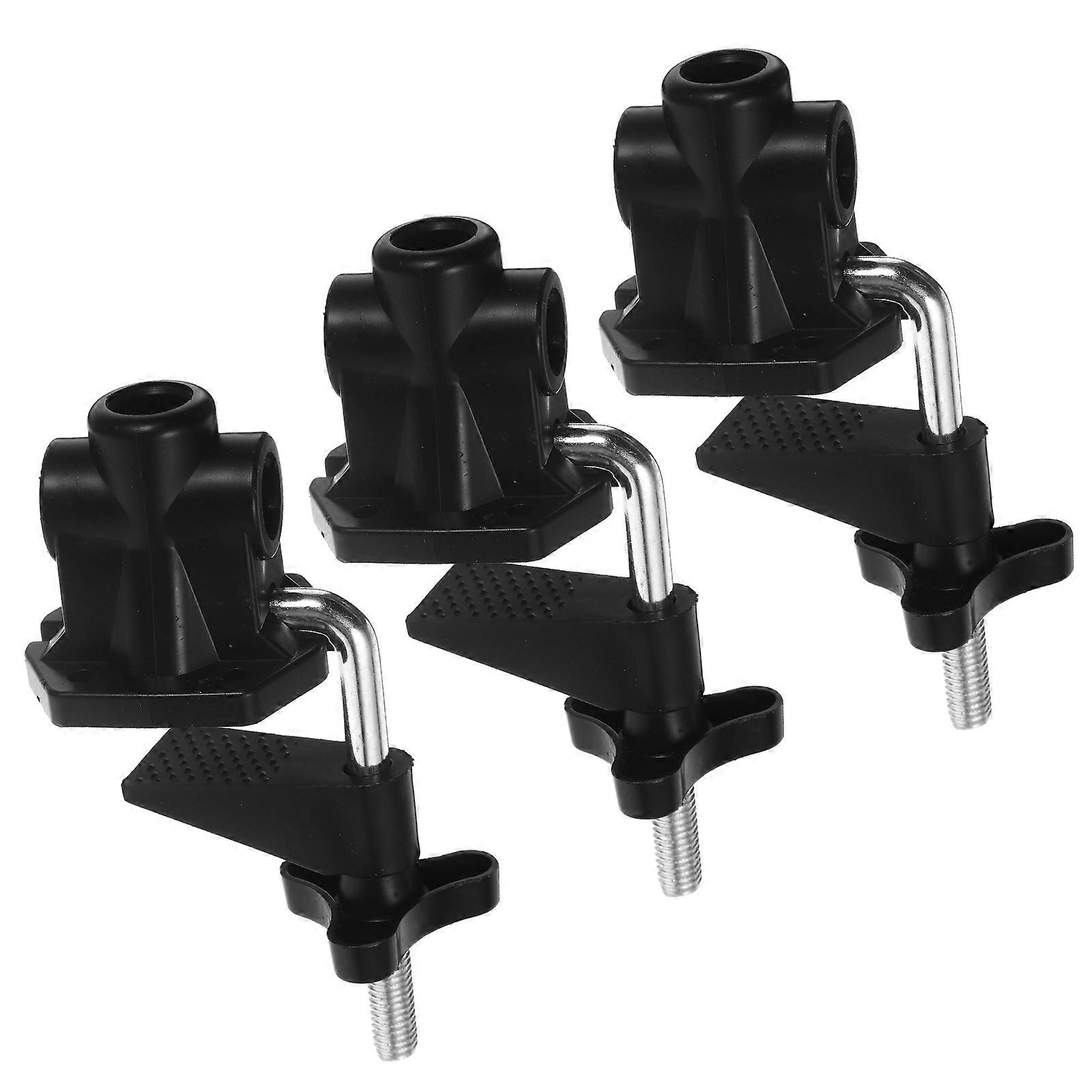 Lighting Bracket Accessories Metal Table Lamp Clip Base Office Supplies 3Pcs