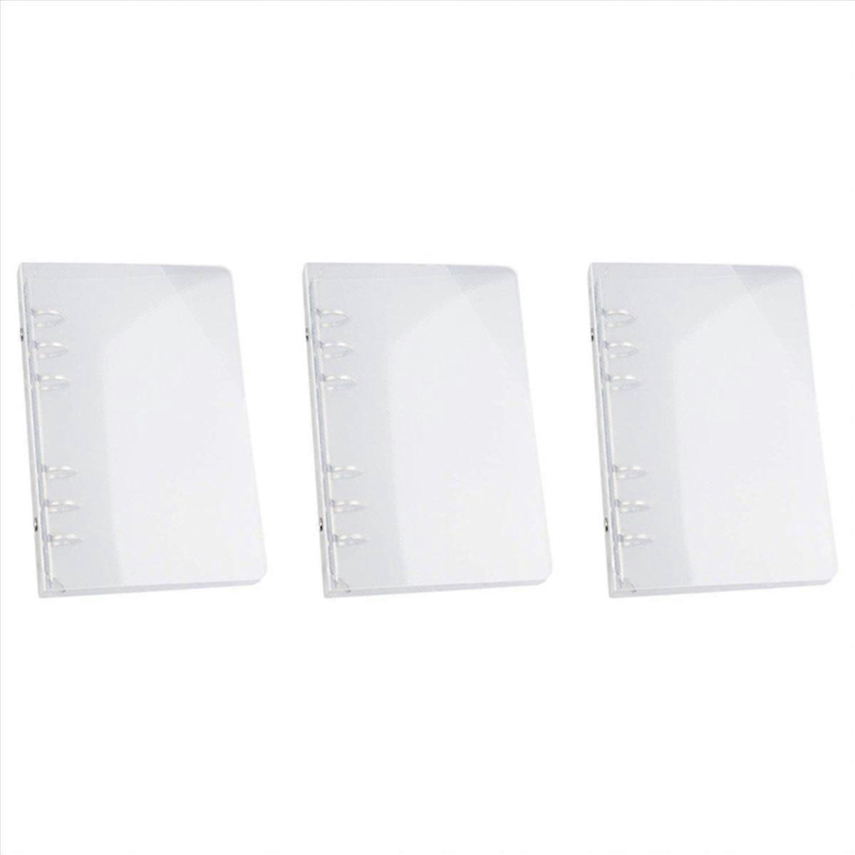 6-Ring Binder Plastic File Folder,for Letter-Sized Office Supplies A5