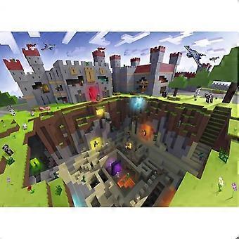 Puzzle XXL de 300 pièces : Minecraft Cut-Out