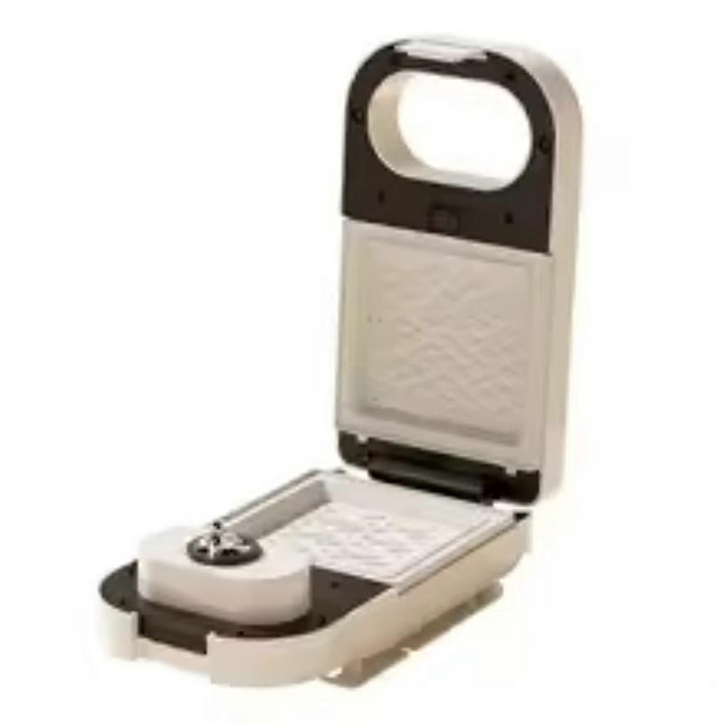 Electric sandwich maker, waffle maker, toaster, multi-functional breakfast machine with 2 baking trays