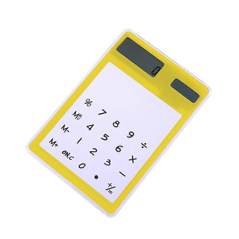 Touch Screen Calculator Solar Transparent Panel for Calculating 4Pcs Set