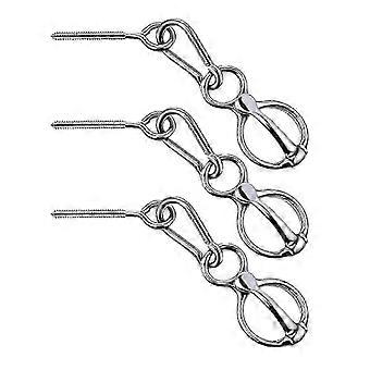 SHETA-3er-Set Anbinderinge für Pferde, Pferdegeschirr, Schnappverschluss, Sicherheitszubehör für Pferde – Gut