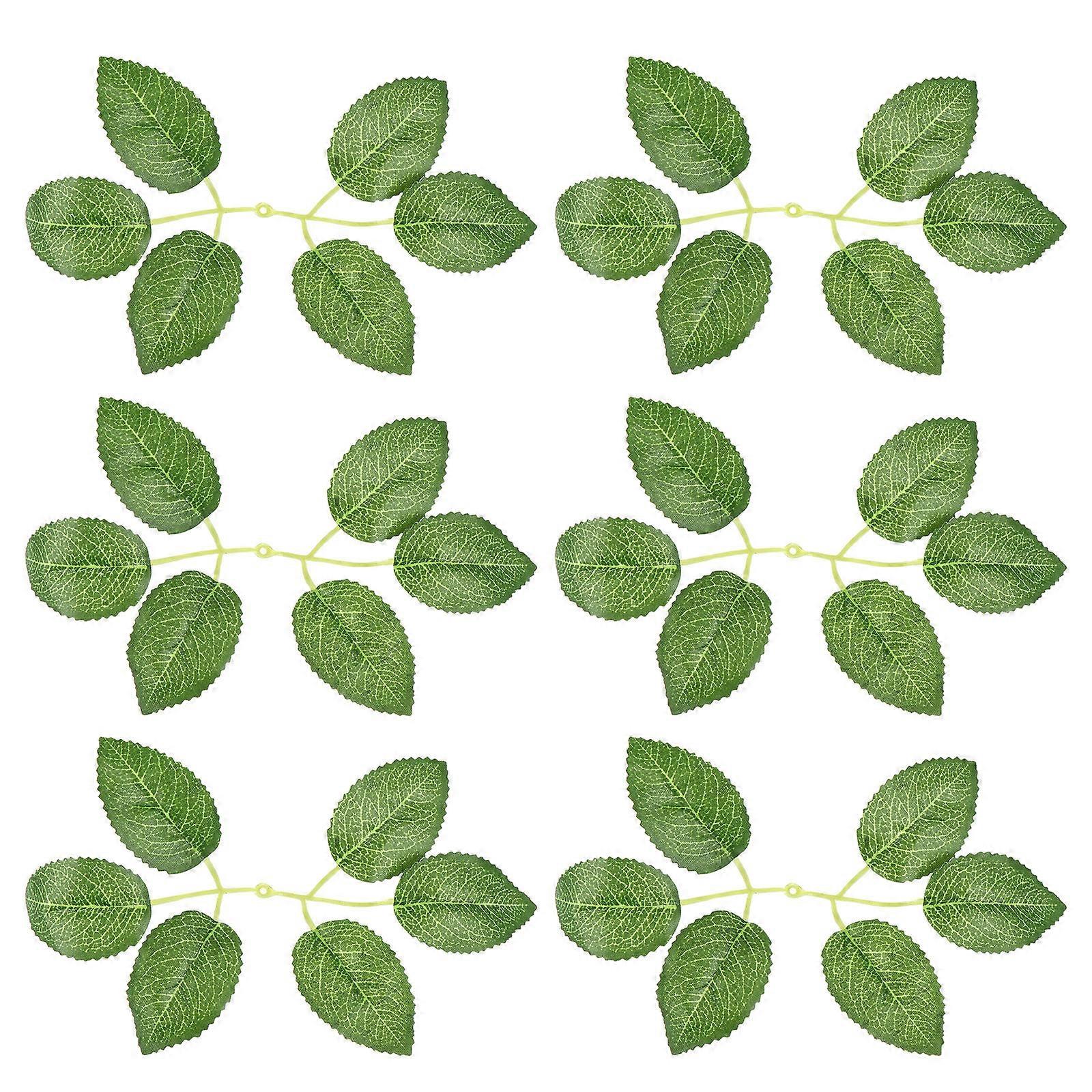 Artificial Simulation Rose Leaves Leaf Decor for Decoration 300Pcs