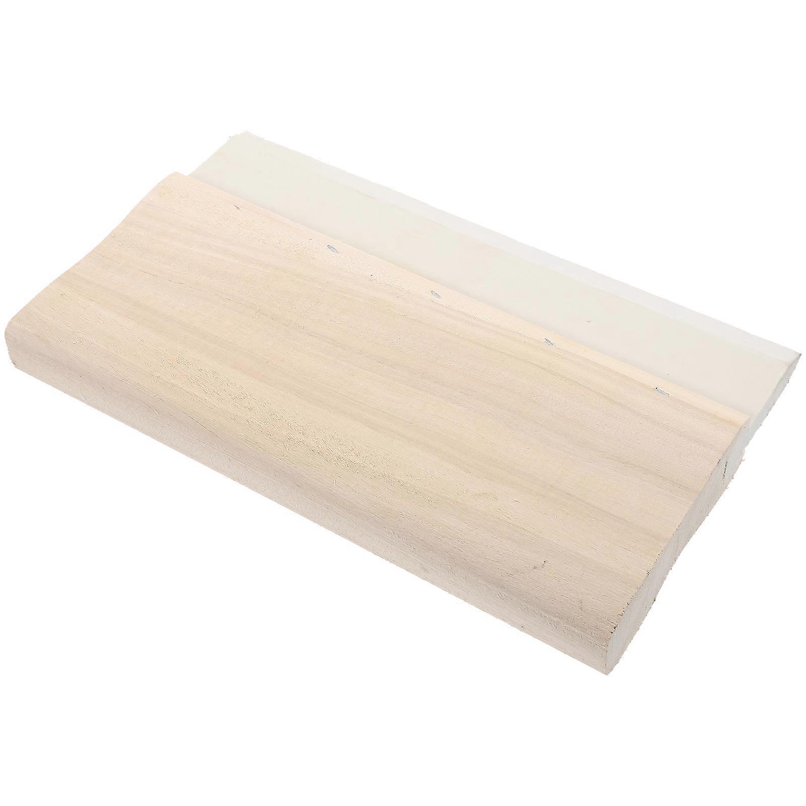 Screen Printing Squeegee for Ink Wood Handle Rubber Tool