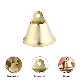 Pet Accessories Christmas Jingle Bells for Decoration 20Pcs Golden Bells