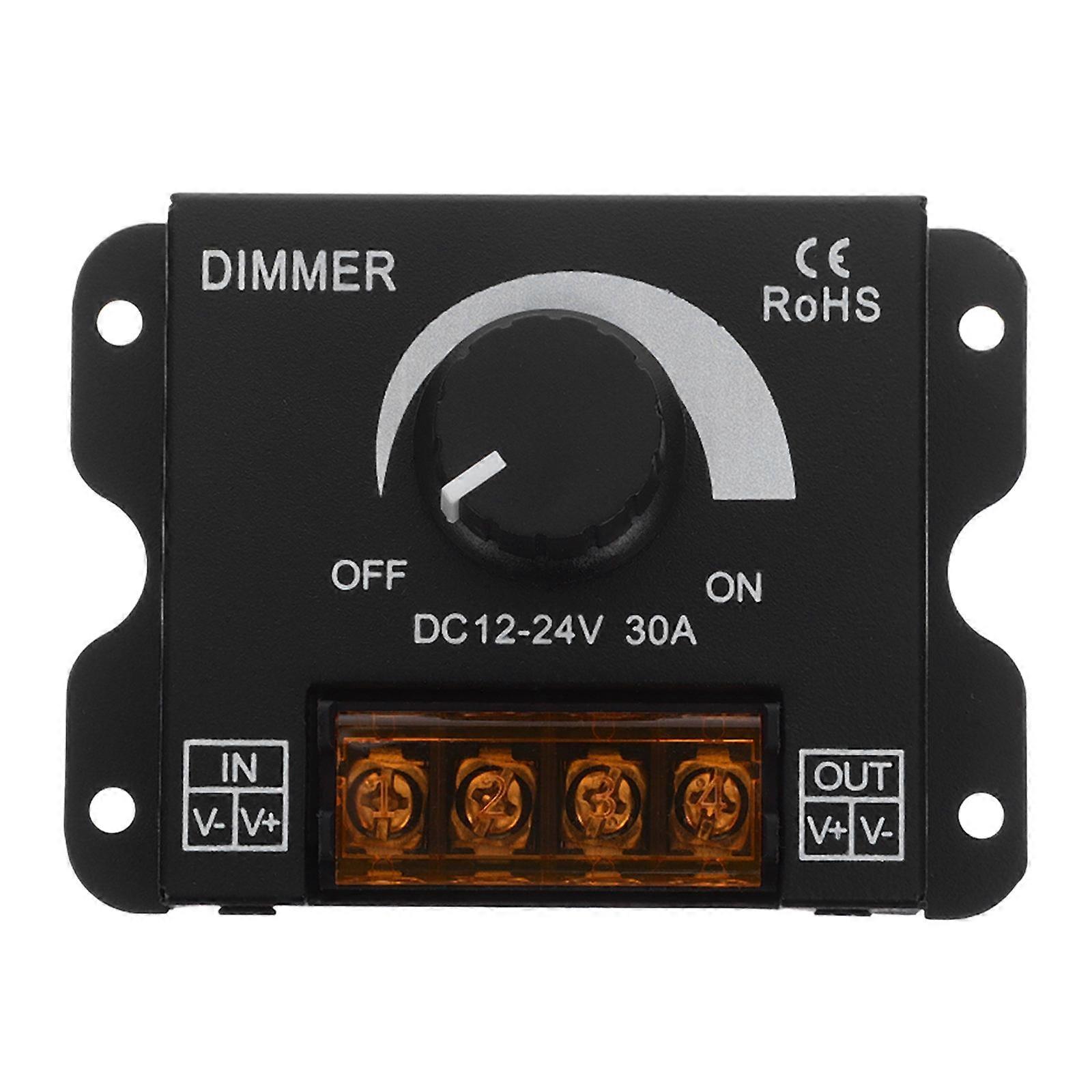 Adjustable LED Strip Controller LED Dimmer for Manual Brightness Control