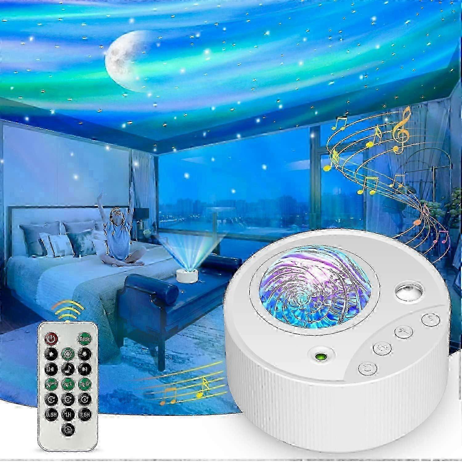 3 in 1 Aurora Galaxy Projector,Night Light