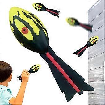 Foam Rocket Throwing Toy, Long Distance Flying Ball with Whistle Sound, Kids Outdoor Throwing Game Sports Toy