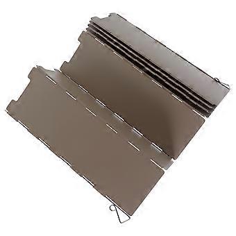 Windscherm voor campingfornuis, opvouwbaar windscherm van aluminiumlegering voor buitengebruik, 10 platen