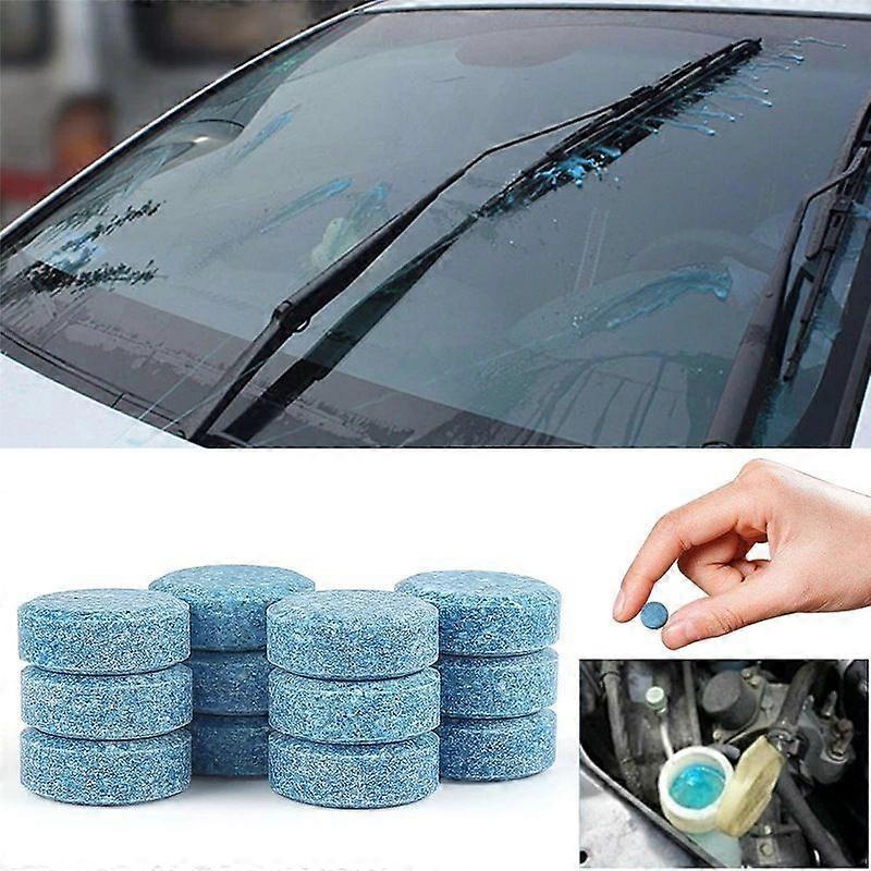 10Pcs Car Blue Windshield Washer Cleaning Solid Effervescent Tablets Accessories
