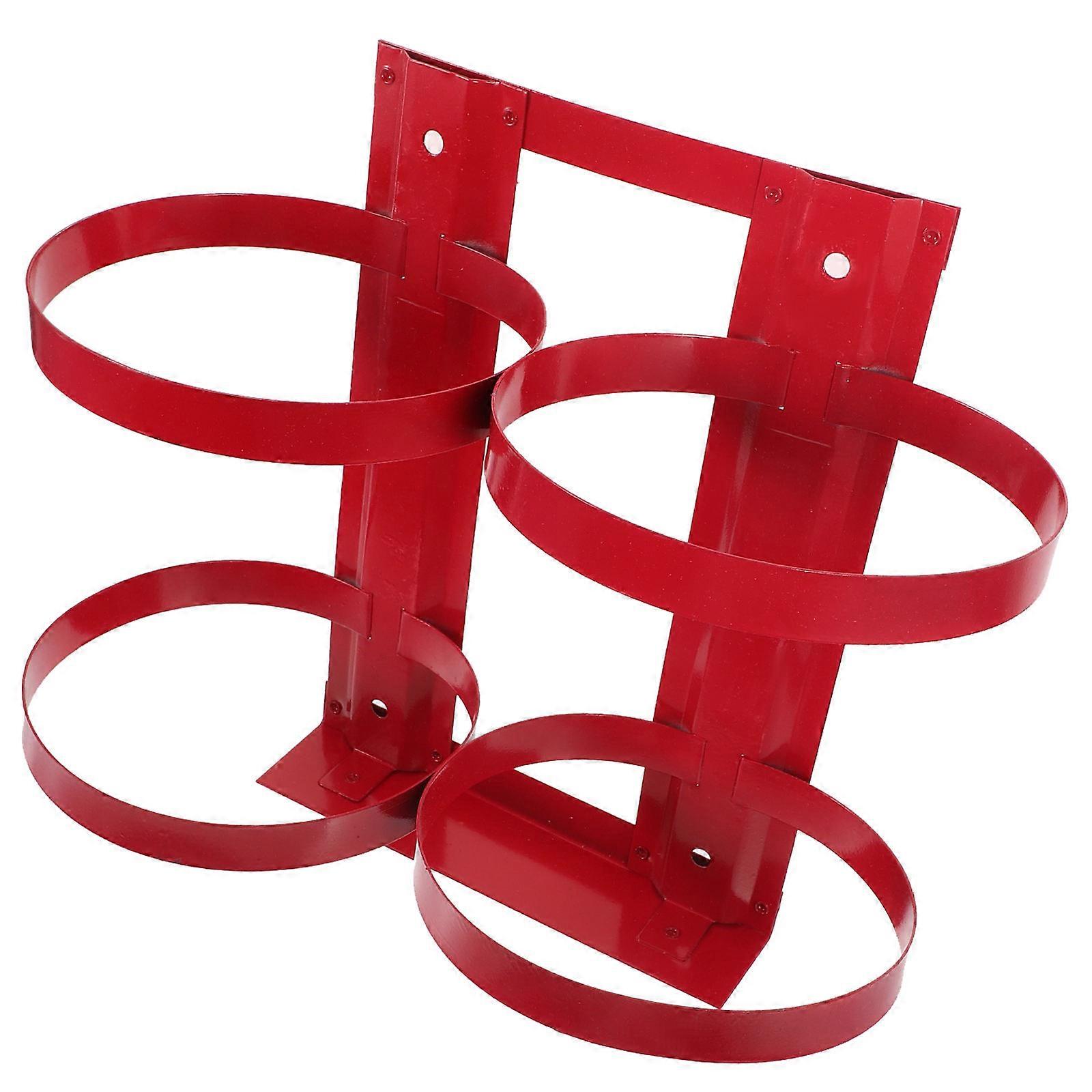 Support de fixation en fer pour extincteur, double support