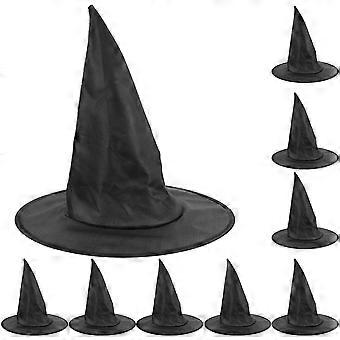 12pcs Halloween Hats Oxford Cloth Witch Hat Costume Props Party Supplies