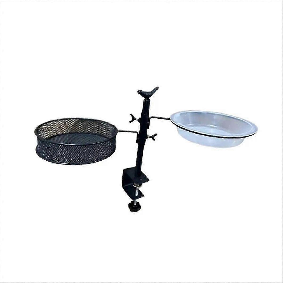 Railing Clamp Bird Feeder Adjustable Height Deck Bird Feeders