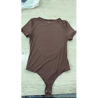 High Stretch Women's Double-Layer Mist Short Sleeve Shaping Bodysuit & Body Shaper Underwear