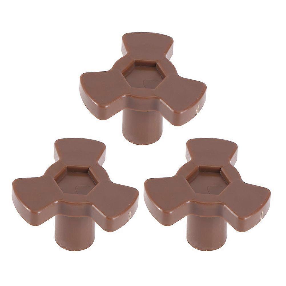 3PCS Microwave Turntable Coupler Y-shape Replacement Microwave Turntable Shaft