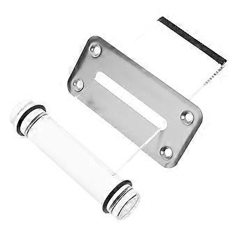 Silver Stainless Steel Bill Slot Acrylic Money Paddle for Poker 1Set