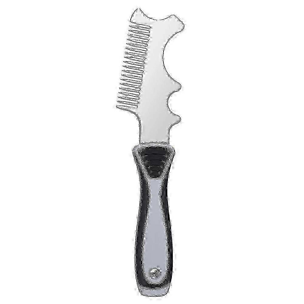 4-in-1 Paint Brush and Roller Cleaner Tool, Stainless Steel with Non-Slip Handle, Deep Cleaning Comb for Painters and DIYers