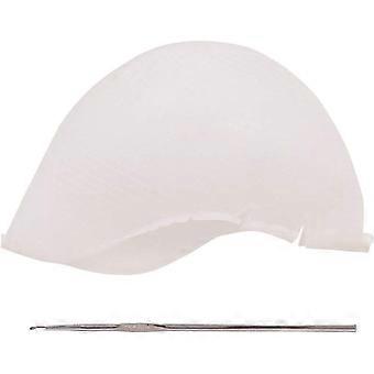 Professionelle Silikon-Strähnchenhaube zum Selbermachen, Färbehaube mit Haken für Friseursalons, Friseur-Strähnchen-Set, Hüte