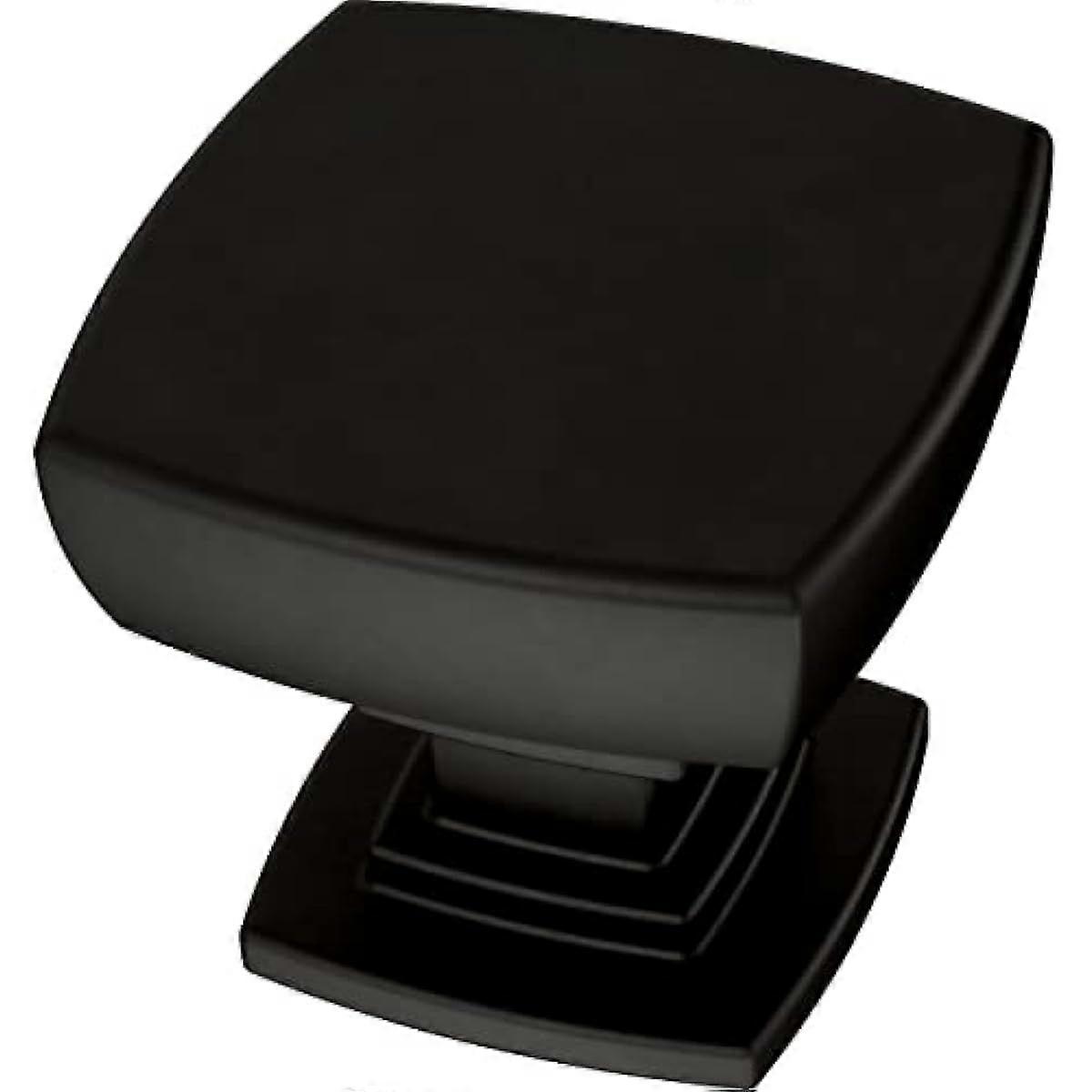 3x1.9cm 10-Pack Cabinet Knobs Matte Black Drawer Knobs Kitchen Cabinet Knobs for Dresser Drawers Pulls