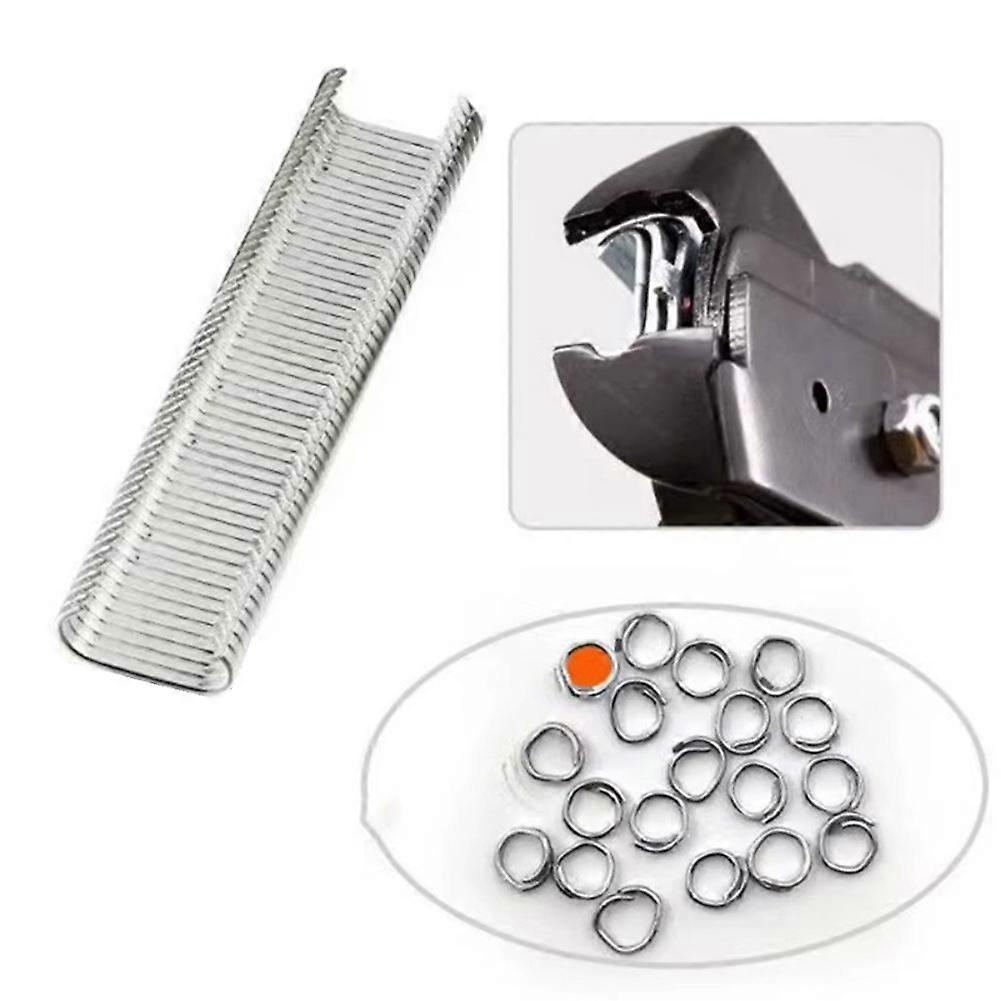 Hog Ring Pliers with C Type Nails for Efficient Pet Cage Installation
