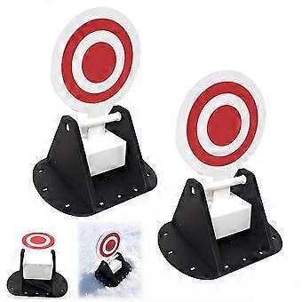 Snowball Target Set 2PCS Automatic Reset Design for Winter Outdoor Battle Games and Backyard Practice