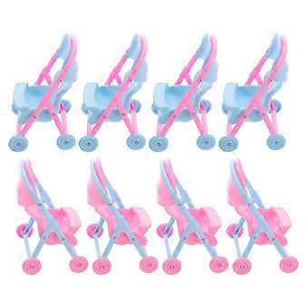 Carrinho de boneca para brincar de faz de conta, 8 peças, cores sortidas