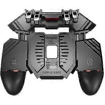 Ak77 mobilspillkontroller med 6 finger spillutløser for Pubg