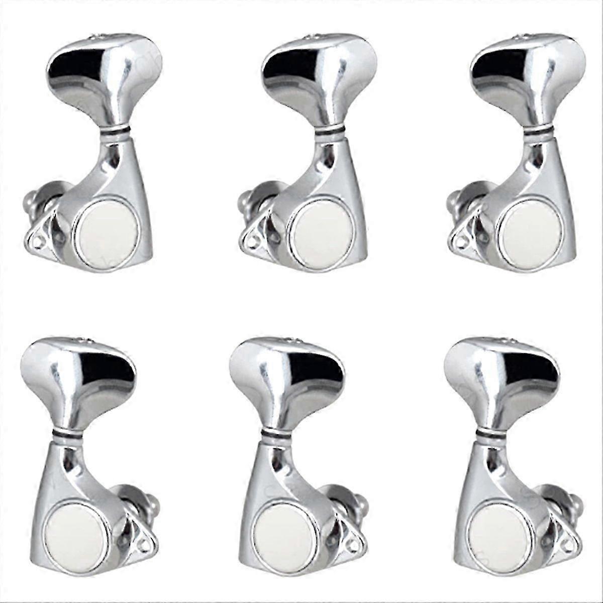 6PCS Electric Guitar Alignment Tuner, Fully Enclosed, Large Handle, String Knob, Upwind Stringer 3L+