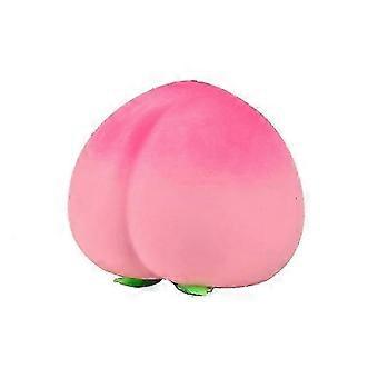 Adults' Stress Relief Cute Peach Squishy, Soft Squeezy Fruit Squishies Set, Fidget Toy Gift Choice-cbh1