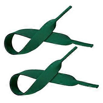 2PCS Adjustable Unisex Eyewear Retainer For Diving Snorkeling Comfortable Breathable Design Glasses Strap Green