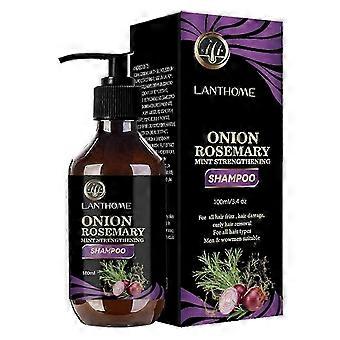Organic Rosemary Onion Hair Growth Shampoo, Oil Controls Anti Hair Loss, Promotes Hair Growth, Moisturizing Strengthening Hair Roots Shampoo