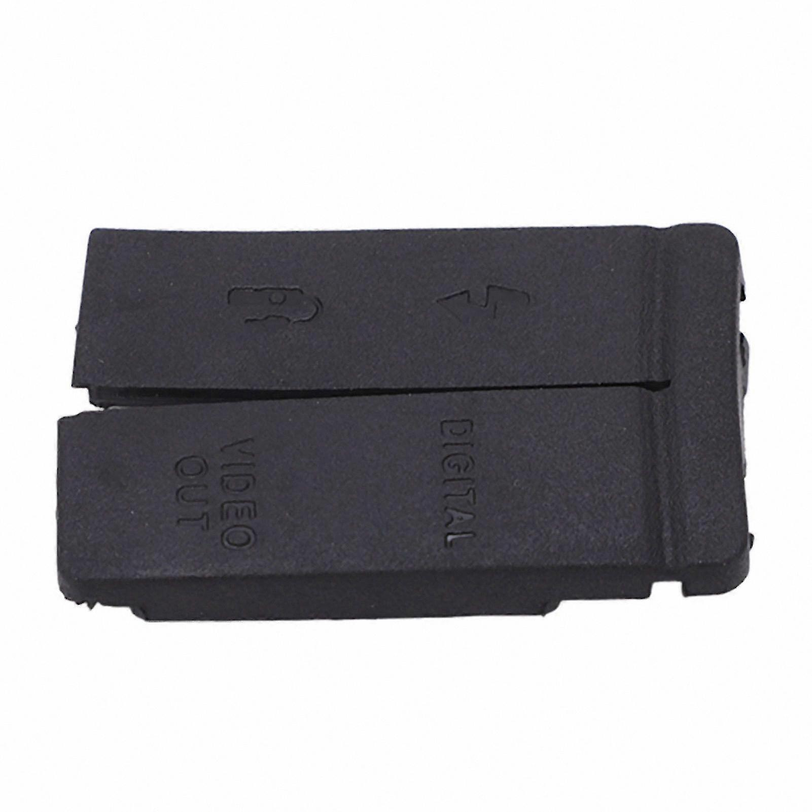 Black Rubber Bottom Cover Compatible with 5D Camera, USB Video Output Interface Protector