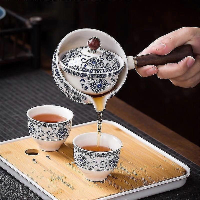 360 Teapot Ceramic Single Pot Nese Hold Filter Tea Maker Py Tea Set Side Pot