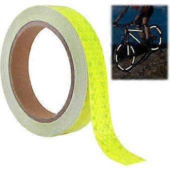 Reflective Warning Tape Yellow High Visibility Safety Sticker 2cm x 10M