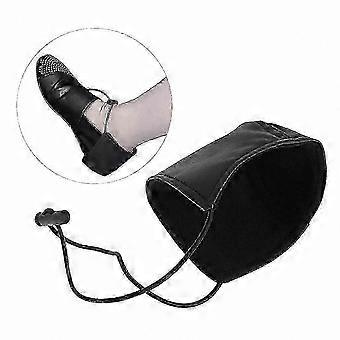 Shoe Heel Protector for Driving, Wearproof Unisex Heel Pad, Black, 1 Pc ZAT