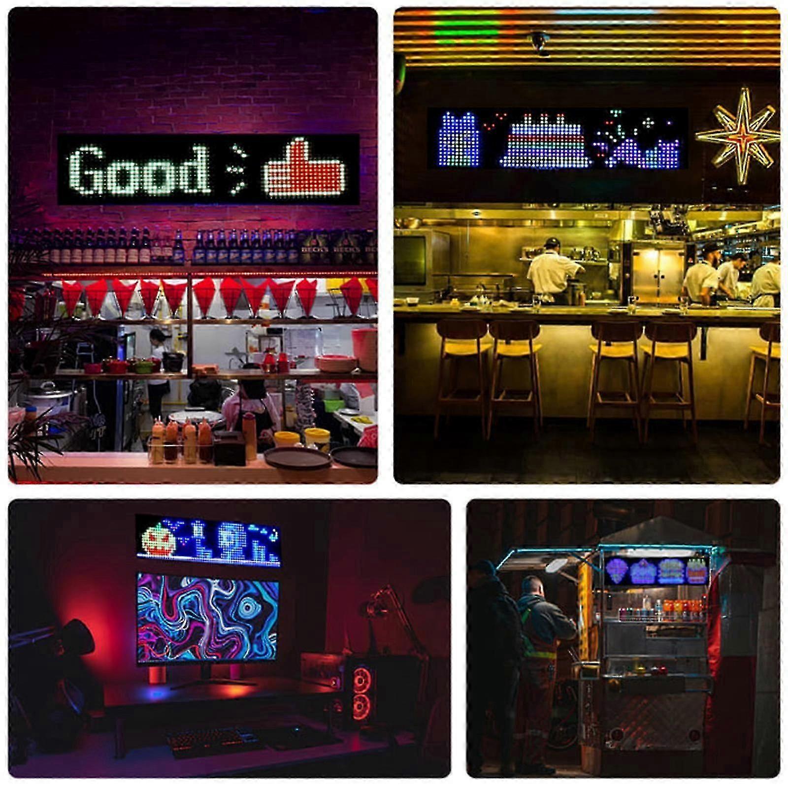 Led Matrix Pixel Panel Bluetooth App Usb 5v Flexible Addressable Rgb Graffiti