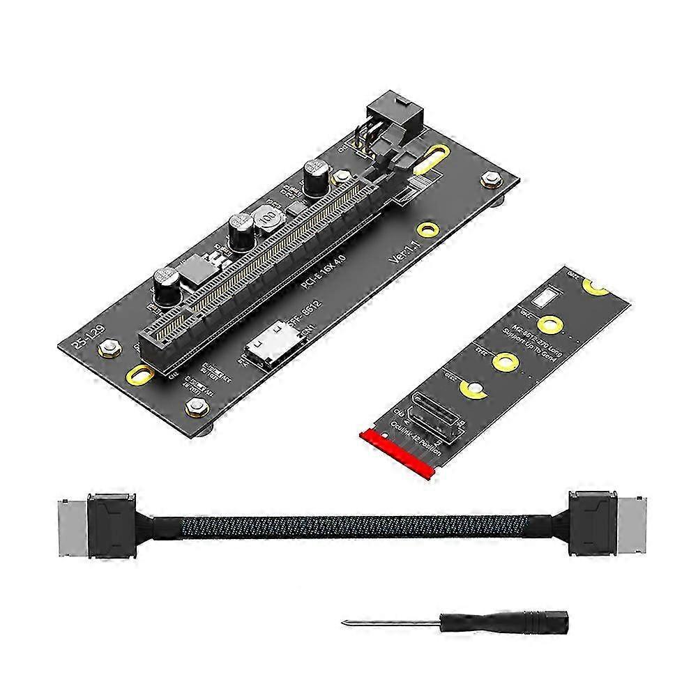 PCIe 4.0 x16 M.2 M-Key Riser 2230/2280
