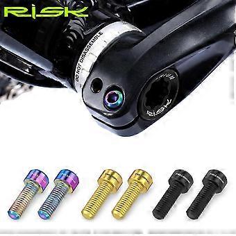 Mountain bike crank locking screws, suitable for M6x18, integrated hollow design