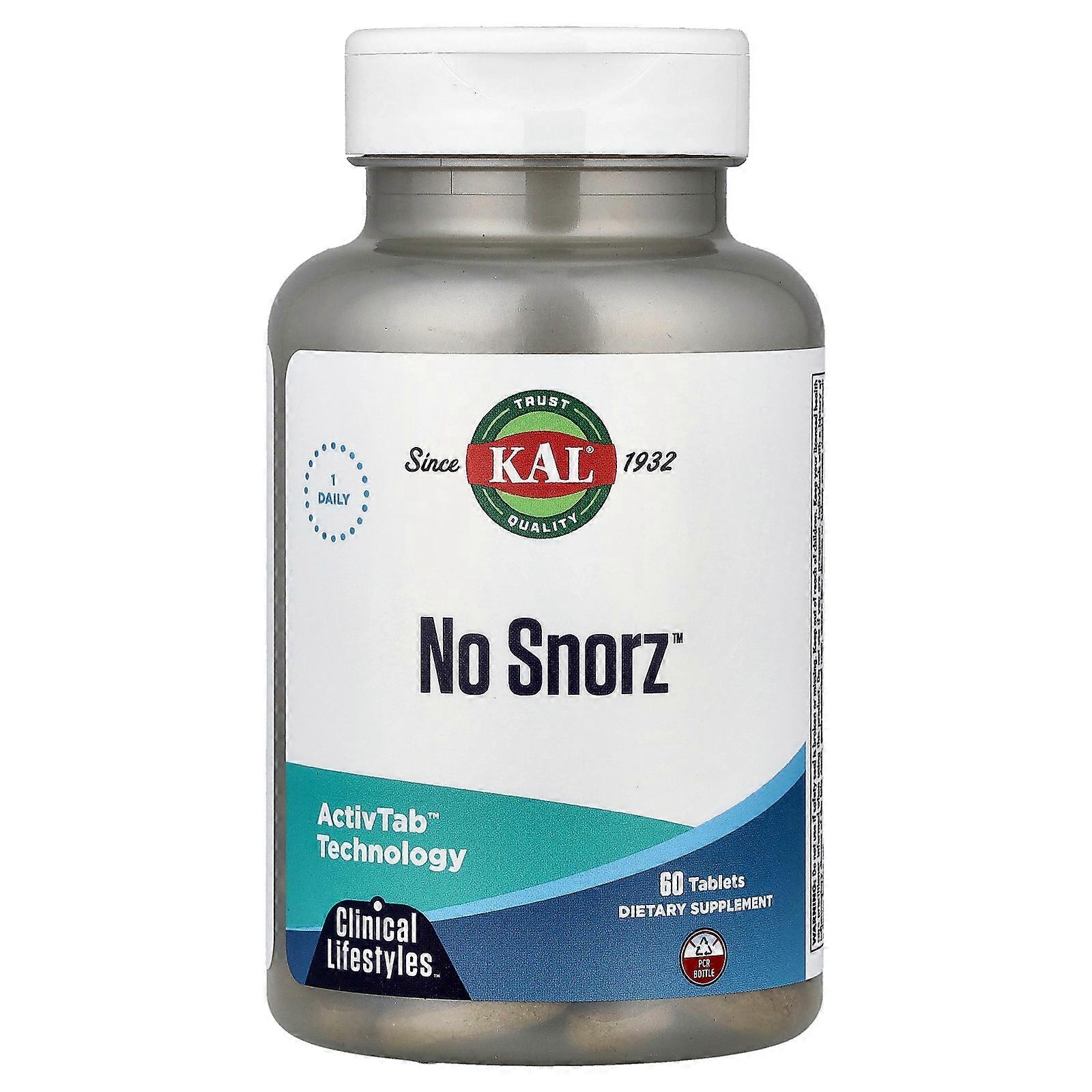 2 x KAL, No Snorz™, 60 Tablets