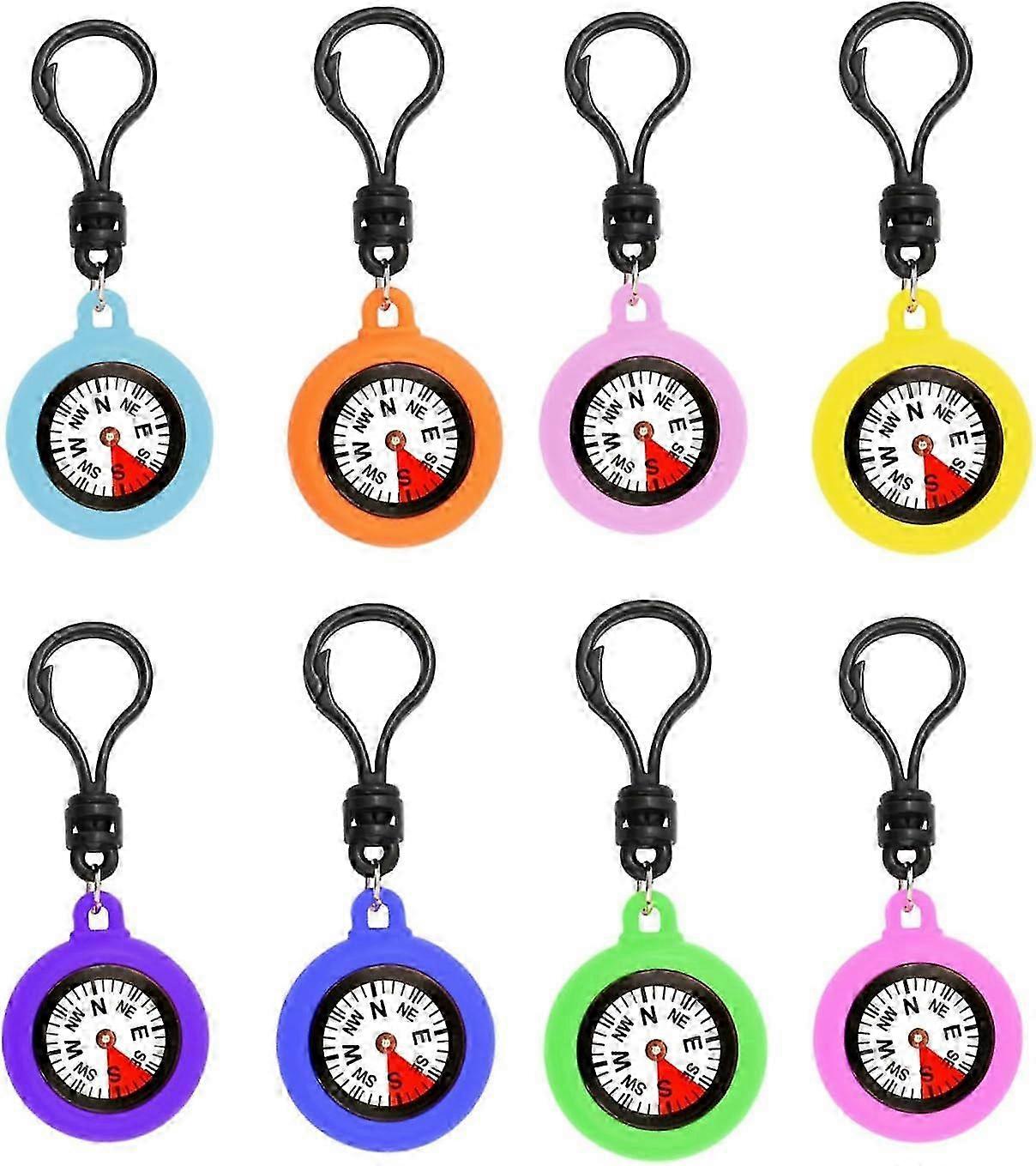 Pocket Keychain Compass Transparent
