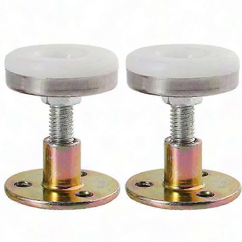 2pcs Adjustable Threaded Anti-Shake Bed Frame Wall Support Tool for Stability