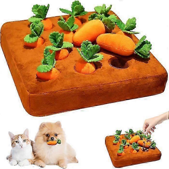 12-Carrot Snuffle Puzzle Mat